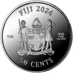 Fiji: Robocop 1 oz Silver 2024 Coin
