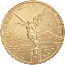 Libertad Mexicana 1/10 oz Oro 2022