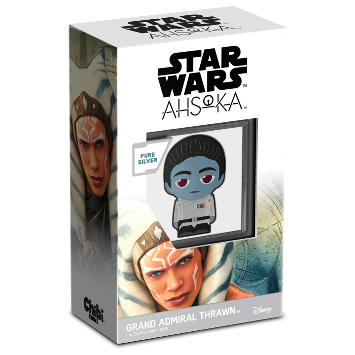 Niue: Star Wars Ahsoka - Chibi 'Gran Almirante Thrawn' coloreada 1 oz Plata 2024 Proof