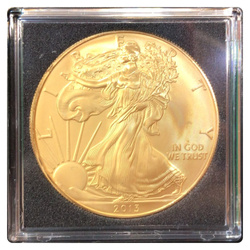 American Eagle Gold-Plated Silver Coin 1 oz Silver Random Years