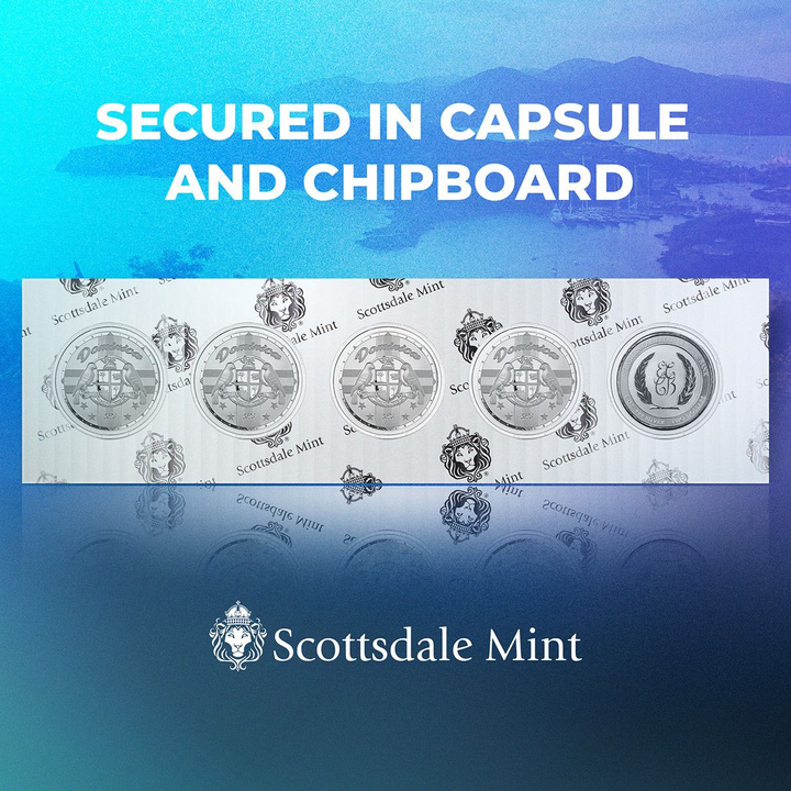 Dominica: Coat of Arms 1 oz Silver 2024 Prooflike (coin in capsule)