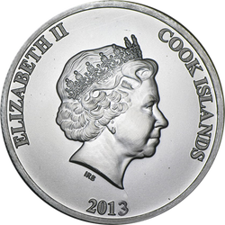 Cook Islands HMS Bounty 1 uncja Srebra 2013