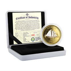 Anguilla: Sailing Regatta coloured 1 oz Gold 2021