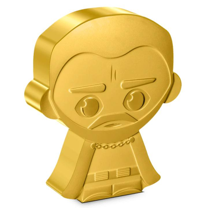 Niue: Star Wars - Chibi “Conte Dooku” placcato in oro 1 oncia d'argento 2023 Proof