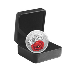 Canada: Remembrance Day coloured $20 Silver 2024 Proof Coin 