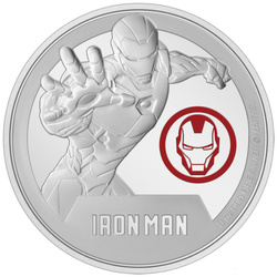 Niue: Marvel - Iron Man coloured 3 oz Silber 2024 Proof