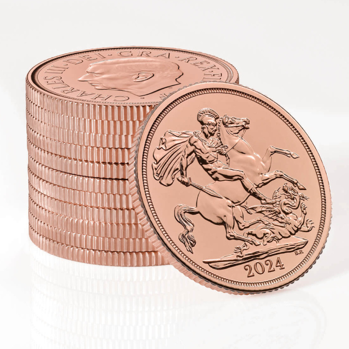 Great Britain: Sovereign - Charles III 2024 Gold Coin