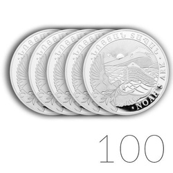Arca de Noé 1 oz Plata 2021 PAQUETE DE 100 BOLSITAS