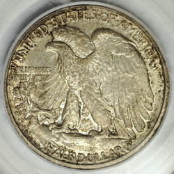 USA: Sétáló Szabadság, fél dollár ezüst 1929-S PCGS MS63
