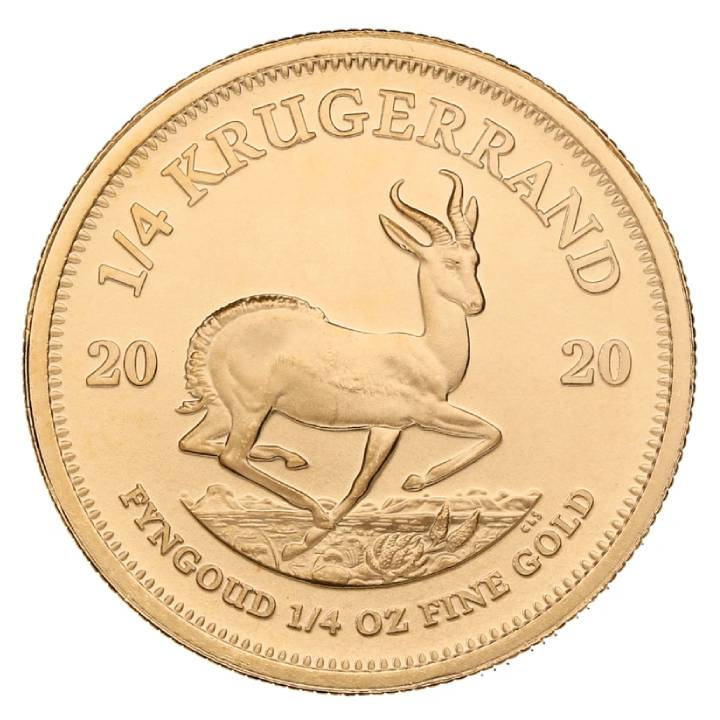Krugerrand 1/4 unce zlata Různé ročníky