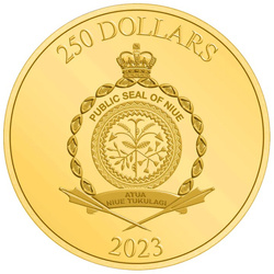 Niue: Marvel - Captain America 1 uncja Złota 2023 Proof