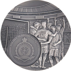 Niue Winner – Robert Lewandowski Road to Dreams 32.15 oz Silver 2022 High Relief