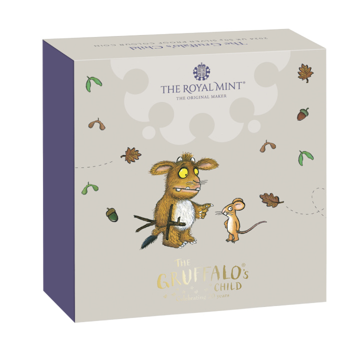 The Gruffalo's Child 2024 kolorowany 50p Srebro 2024 Proof