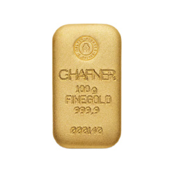Отлято златно кюлче 100 г C Hafner