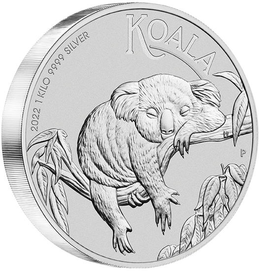 Koala 1000 gramm ezüst 2022