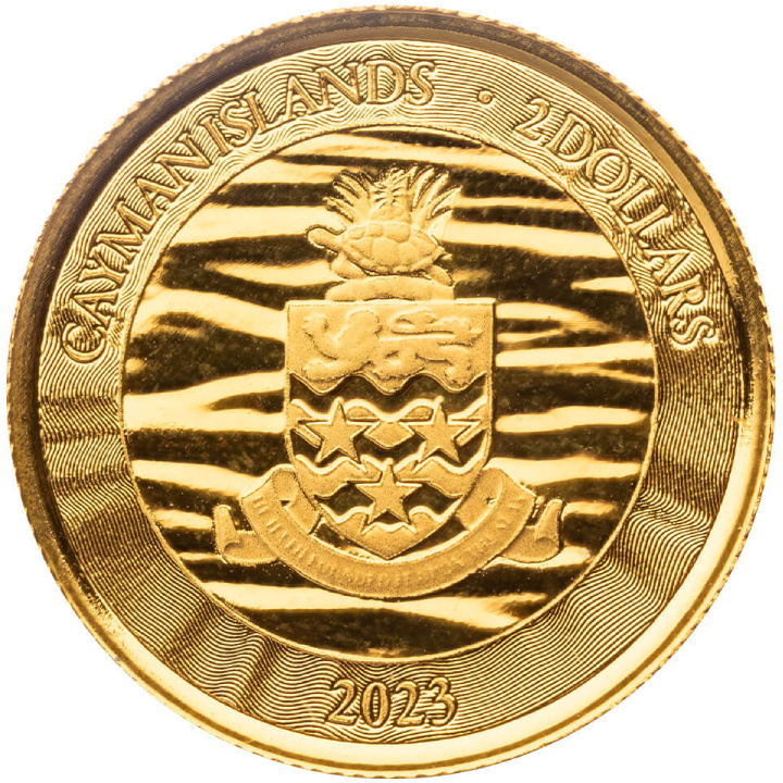 Isole Cayman: Stingray 1/10 oncia d'oro 2023 Prooflike