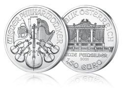 Wiener Philharmoniker 1 oz Silber 2021 PAKET 200 Stück