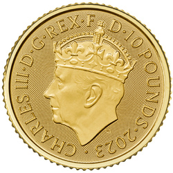 The Coronation of His Majesty King Charles III 1/10 oz Gold 2023