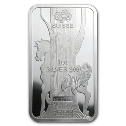 1 oz Bar Silber Lunar Jahr des Pferd