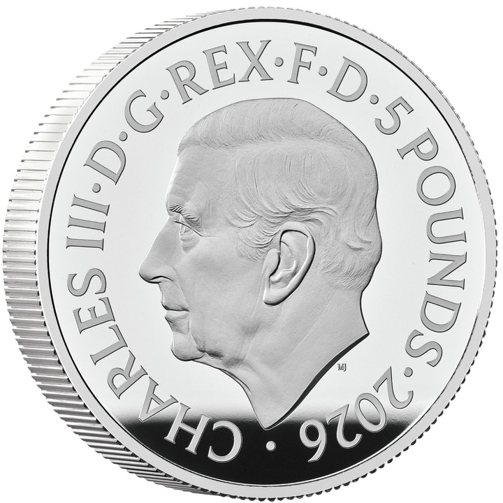 The Royal Tudor Beasts: León de la Reina 2 oz Plata 2026 Proof