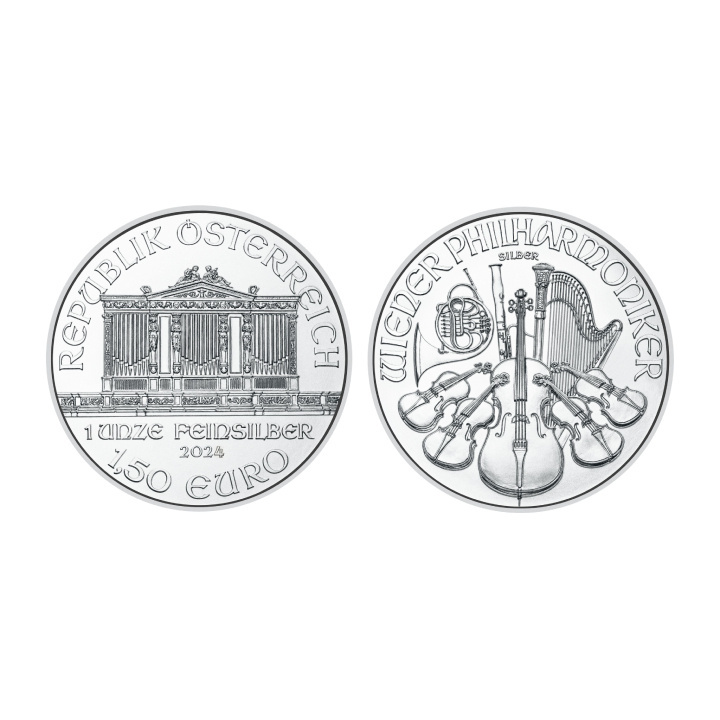 Filarmónica de Viena 1 oz Plata 2024