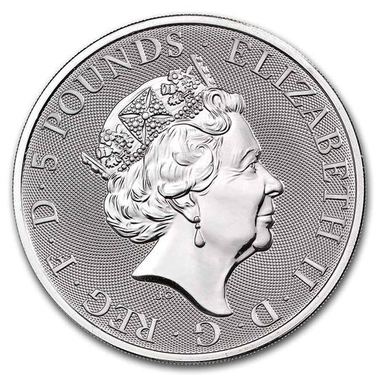 Queen's Beasts: Completer 2 oz Silber 2021