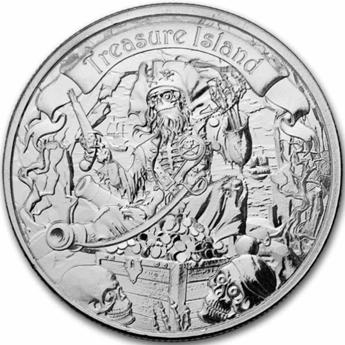 Srebrna Moneta Treasure Island 1 uncja Srebra 2026