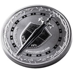 Niue: Espada de la Verdad 1 oz Plata 2023