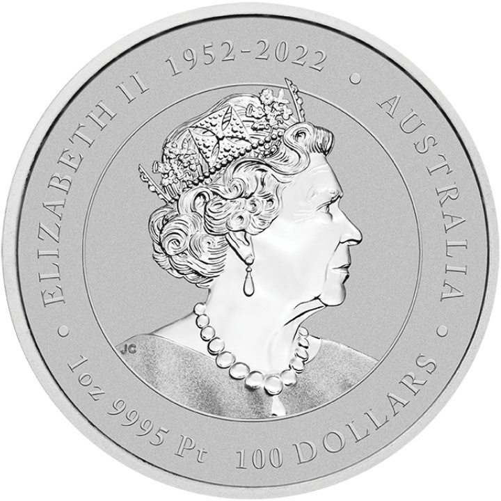 Perth Mint: Lunar III - Rok Smoka 1 uncja Platyny 2024