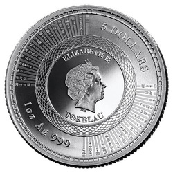 Tokelau: Vivat Humanitas 1 oz Plata 2020