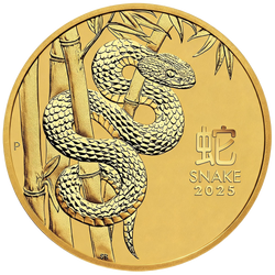Perth Mint: Lunar III -  Rok Węża 1/4 uncji Złota 2025
