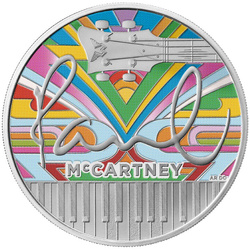 Paul McCartney kolorowany 1 uncja Srebra 2024 Proof