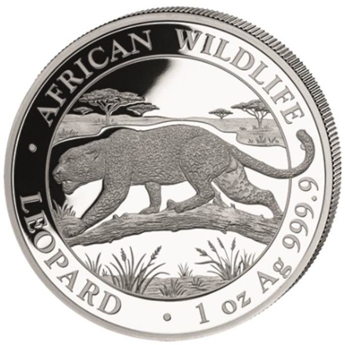 African Wildlife: Leopard 1 oz Silver Coin 2026