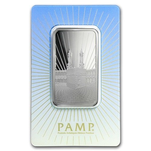 Pamp Suisse Barra Ka' Bah Mecca 1 oz Plata