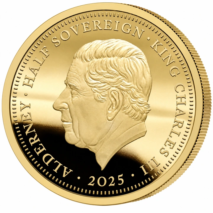 Goldmünze Half Sovereign Juxon Medal 2025 Proof