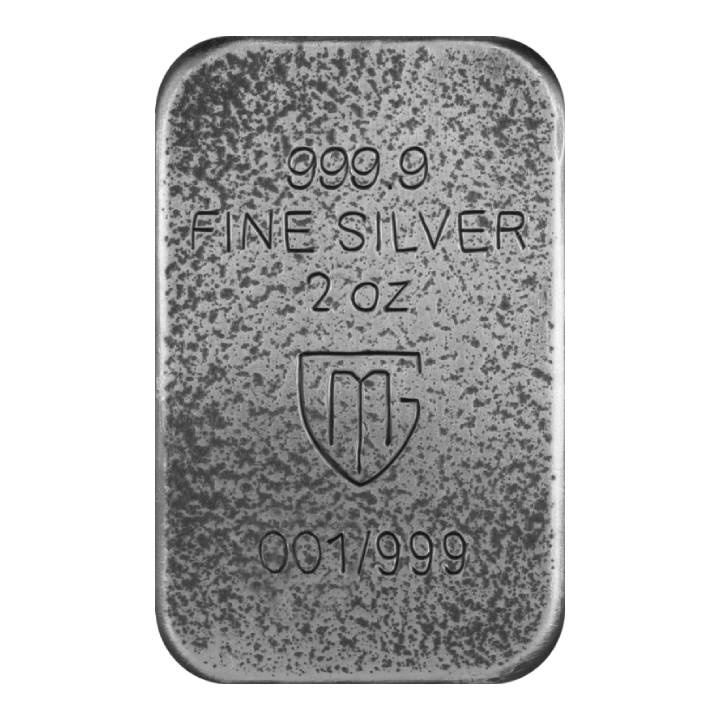 Sztabka Germania Mint: Gods - Njörðr kolorowany 2 uncje Srebra 2025 Antique Finish