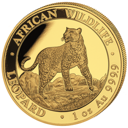 African Wildlife: Leopardo 1 oncia d'oro 2022