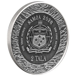 Silver Coin Mermaid Under the Sea 1 oz Silver 2026 Antiqued Coin