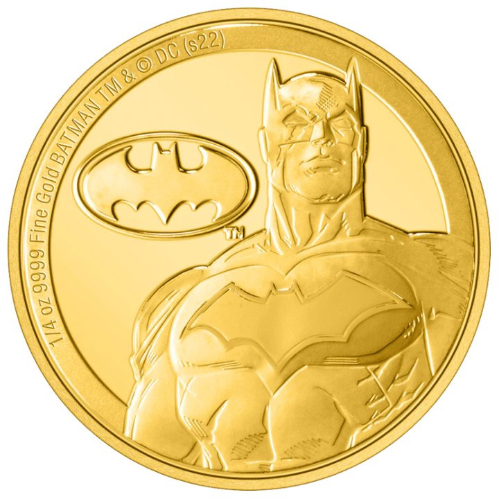 Niue: DC Comics - Batman 1/4 uncji Złota 2022 Proof