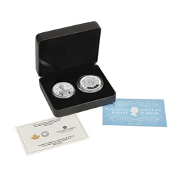 Set di 2 monete The Platinum Jubilee Celebration 2022 Proof