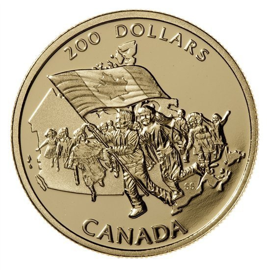 25e anniversaire du drapeau canadien 1990 Proof