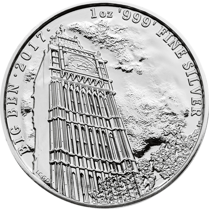 Srebrna Moneta Landmarks of Britain: Big Ben 1 uncja Srebra 2017