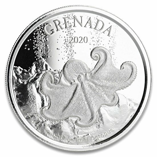 Grenada: Octopus 1 oz Silver 2020