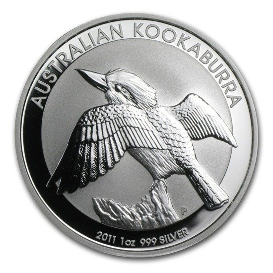 Kookaburra 1 uncja Srebra 2011
