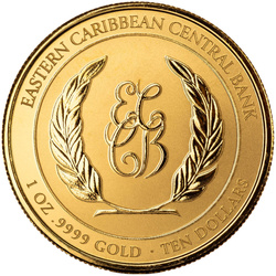 Antigua és Barbuda: Rum Runner 1 uncia arany 2023 Proof