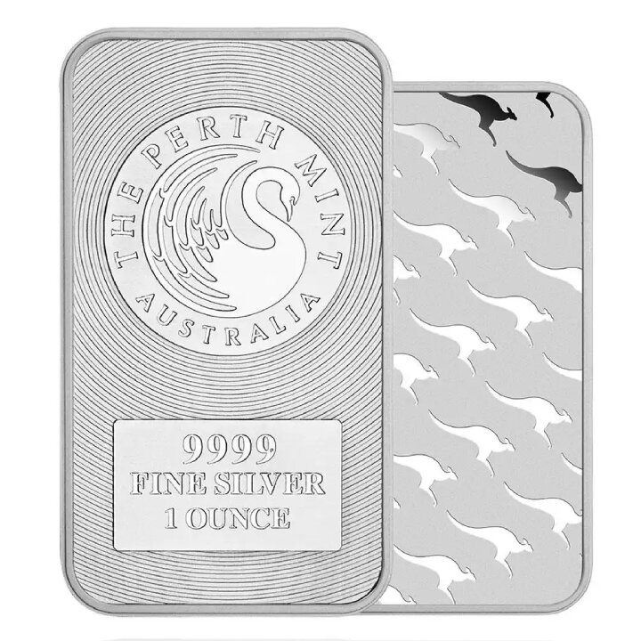 The Perth Mint 1 unze Silberbarren