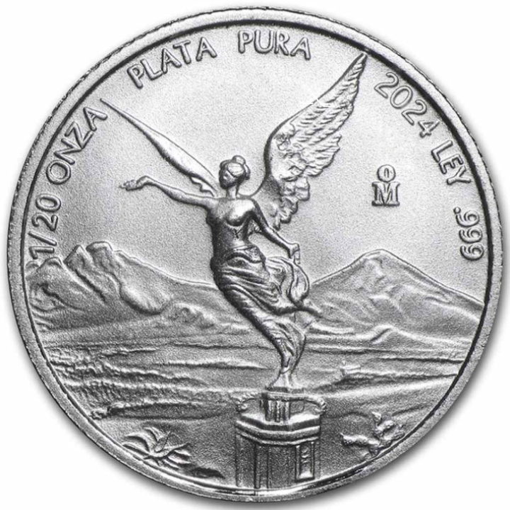 Libertad mexicaine 1/20 once d'argent 2024