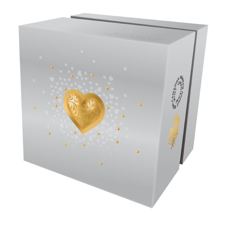 Canada: Celebrate Love $20 Gold Plated Silver 2023 Proof