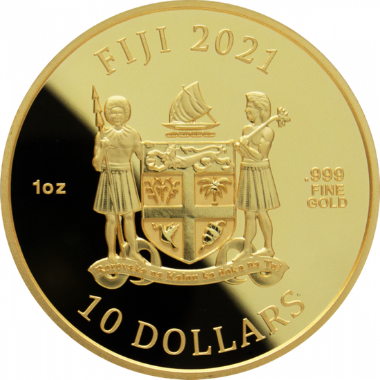 Street Fighter II: Vega coloured 30th Anniversary 1 oz Gold 2021