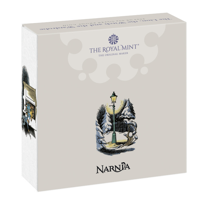 The Lion, the Witch and the Wardrobe 50p coloured Silber 2023 Proof